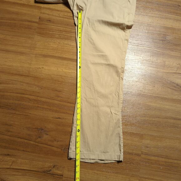 Eddie Bauer Mercer Fit Pants Womens Size 10 Beige Casual Flared Leg - Picture 8 of 10